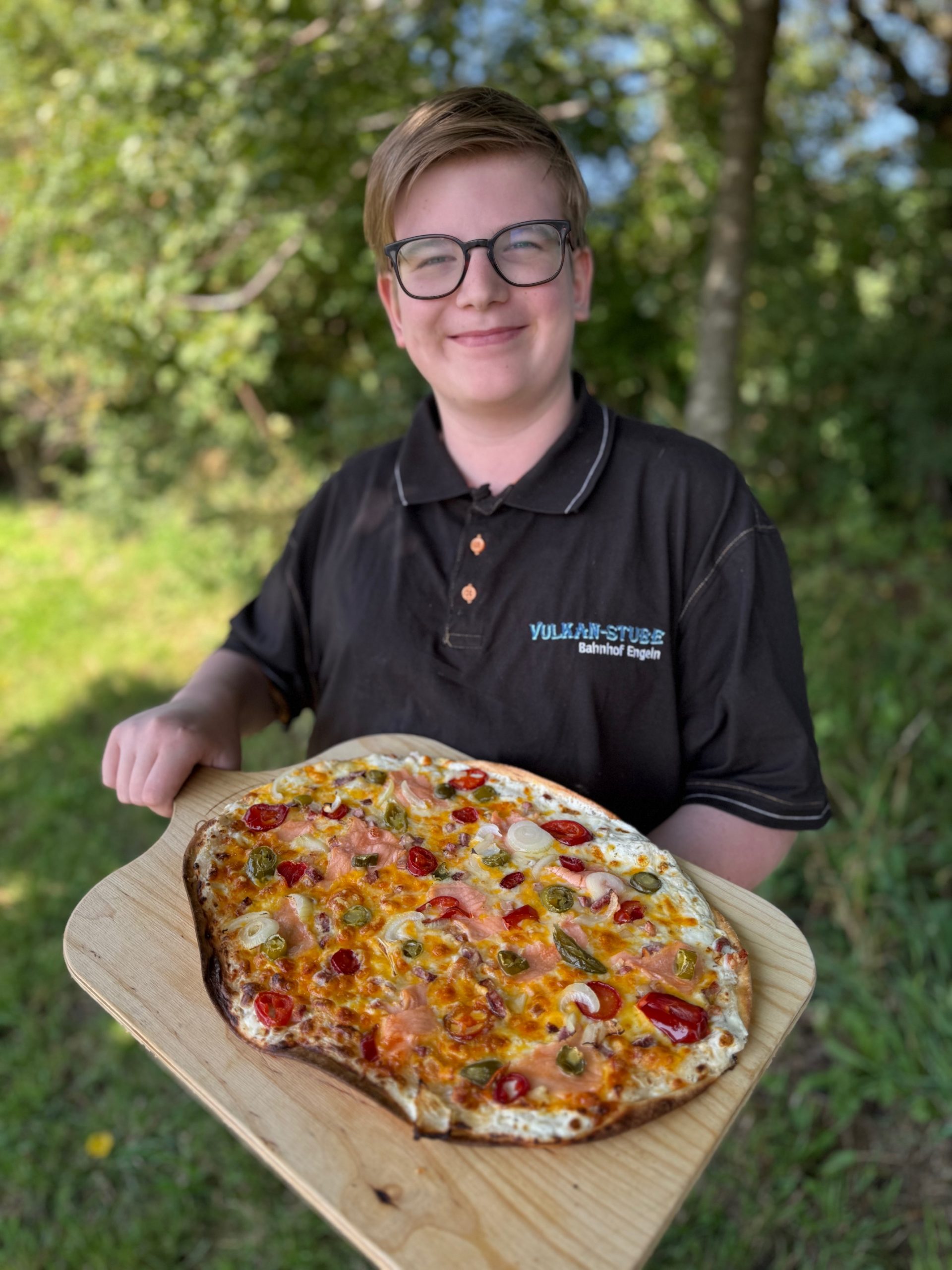 Vulkanstube im Bahnhof Engeln